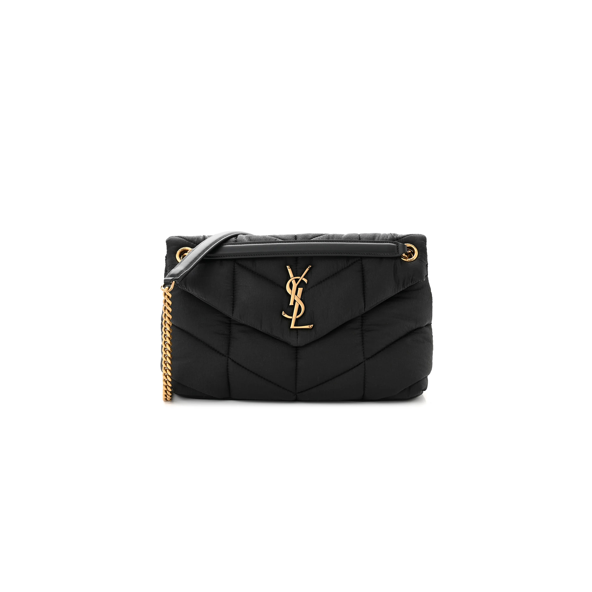 YSL PUFFER SMALL IN NYLON 577476FAB4L1000 (29*17*11cm)